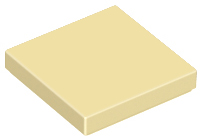 LEGO 3068 Tile 2 x 2 in Tan - Authentic LEGO Part