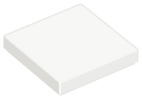 LEGO 3068 Tile 2 x 2 in White - Authentic LEGO Part