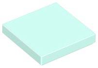 LEGO 3068 Tile 2 x 2 in Light Aqua - Authentic LEGO Part