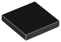 LEGO 3068 Tile 2 x 2 in Black - Authentic LEGO Part