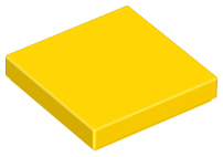 LEGO 3068 Tile 2 x 2 in Yellow - Authentic LEGO Part