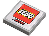 LEGO 3068pb0301 Tile 2 x 2 with Lego Logo and Red &#39;Kyoto&#39; Pattern (Sticker) - Set 8120 - Main Product Image