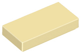 LEGO 3069 Tile 1 x 2 in Tan - Authentic LEGO Part