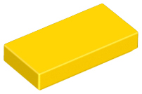 LEGO 3069 Tile 1 x 2 in Yellow - Authentic LEGO Part
