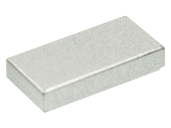 LEGO 3069 Tile 1 x 2 in Metallic Silver - Authentic LEGO Part