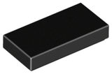 LEGO 3069 Tile 1 x 2 in Black - Authentic LEGO Part