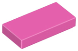 LEGO 3069 Tile 1 x 2 in Dark Pink - Authentic LEGO Part