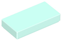 LEGO 3069 Tile 1 x 2 in Light Aqua - Authentic LEGO Part