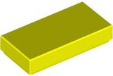 LEGO 3069 Tile 1 x 2 in Neon Yellow - Authentic LEGO Part