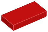 LEGO 3069 Tile 1 x 2 in Red - Authentic LEGO Part