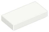 LEGO 3069 Tile 1 x 2 in White - Authentic LEGO Part