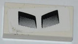LEGO 3069pb0188 Tile 1 x 2 with 2 Black Air Intakes Pattern (Sticker) - Set 8198 - Main Product Image