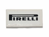LEGO 3069pb0319 Tile 1 x 2 with &#39;PIRELLI&#39; Pattern (Sticker) - Set 30192 - Main Product Image