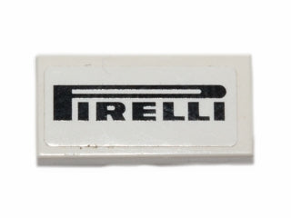 LEGO 3069pb0319 Tile 1 x 2 with &#39;PIRELLI&#39; Pattern (Sticker) - Set 30192 - Main Product Image