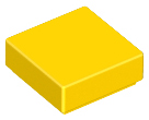 LEGO 3070 Tile 1 x 1 in Yellow - Authentic LEGO Part