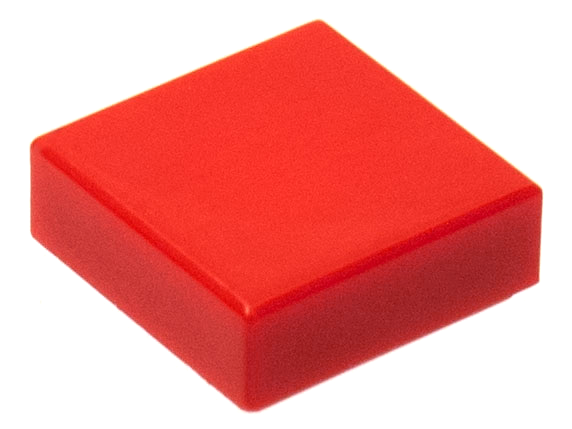 LEGO 3070 Tile 1 x 1 in Red - Authentic LEGO Part
