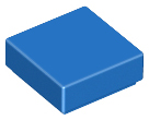 LEGO 3070 Tile 1 x 1 in Blue - Authentic LEGO Part