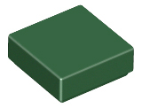 LEGO 3070 Tile 1 x 1 in Dark Green - Authentic LEGO Part