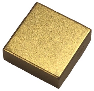 LEGO 3070 Tile 1 x 1 in Metallic Gold - Authentic LEGO Part