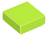 LEGO 3070 Tile 1 x 1 in Lime - Authentic LEGO Part