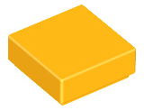 LEGO 3070 Tile 1 x 1 in Bright Light Orange - Authentic LEGO Part