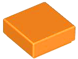 LEGO 3070 Tile 1 x 1 in Orange - Authentic LEGO Part