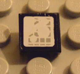 LEGO 3070pb040 Tile 1 x 1 with Headlight Pattern (Sticker) - Set 8858-1 - Main Product Image