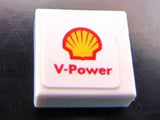 LEGO 3070pb076 Tile 1 x 1 with Shell Logo and &#39;V-Power&#39; Pattern (Sticker) - Set 30190 - Main Product Image