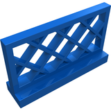 LEGO 3185 Fence 1 x 4 x 2 Lattice in Blue - Authentic LEGO Part