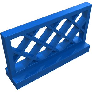 LEGO 3185 Fence 1 x 4 x 2 Lattice in Blue - Authentic LEGO Part