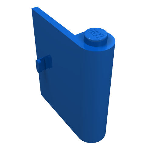 LEGO 3190 Door 1 x 3 x 3 Right in Blue - Authentic LEGO Part