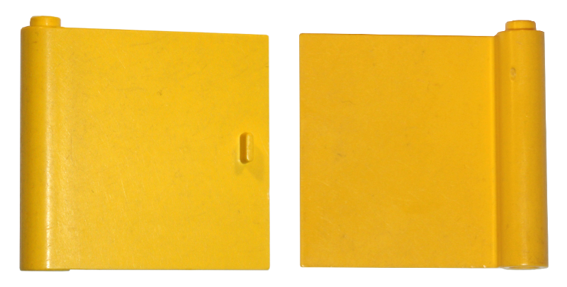LEGO 3195a Door 1 x 5 x 4 Left with Thin Handle in Yellow - Authentic LEGO Part