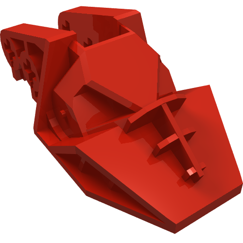 LEGO 32165 Technic Block 3 x 6 x 1 2/3 in Red - Authentic LEGO Part
