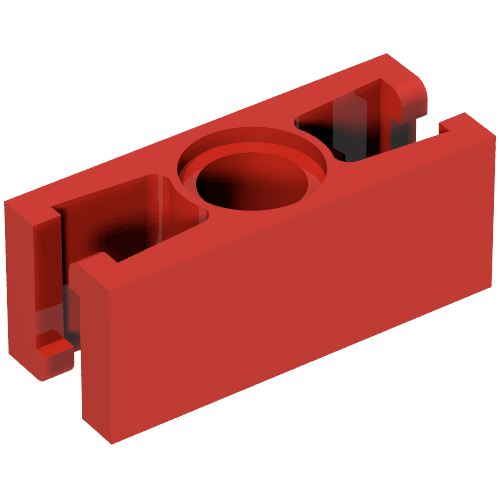 LEGO 32210 Znap Beam 3, 1 Hole in Red - Authentic LEGO Part