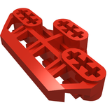 LEGO 32307 Technic, Axle Connector Block 3 x 6 with 6 Holes in Red - Authentic LEGO Part