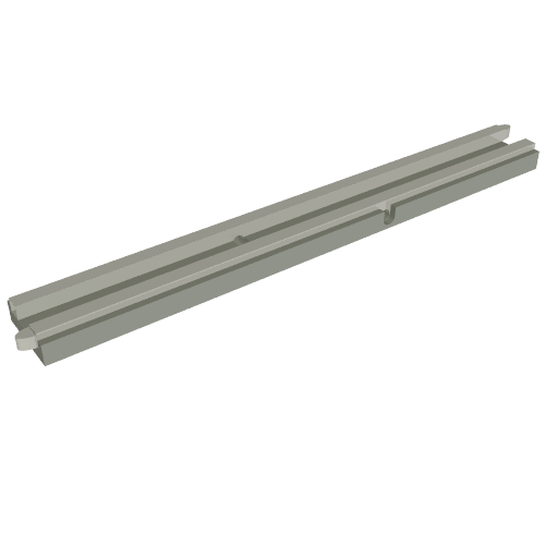 LEGO 3242 Train, Track 12V Conducting Rail Straight - Main Product Image