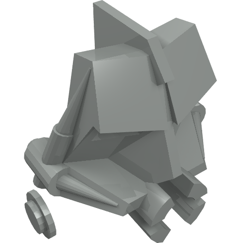 LEGO 32553 Bionicle Head Connector Block 3 x 4 x 1 2/3 in Light Gray - Authentic LEGO Part