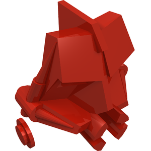 LEGO 32553 Bionicle Head Connector Block 3 x 4 x 1 2/3 in Red - Authentic LEGO Part