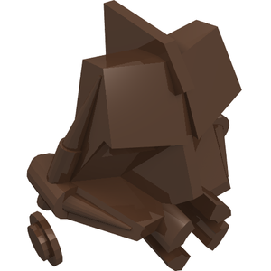 LEGO 32553 Bionicle Head Connector Block 3 x 4 x 1 2/3 in Brown - Authentic LEGO Part