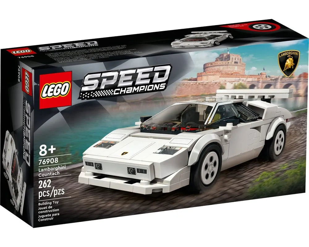 =LEGO SPEED CHAMPIONS 76908 - Lamborghini Countach - Authentic LEGO Set Main Image