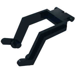 LEGO 3314 Vehicle, Digger Bucket Arm, Small - 2 x 6 x 2 in Black - Authentic LEGO Part