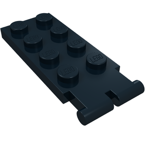 LEGO 3315 Hinge Plate 2 x 4 - Male (Digger Bucket Holder) in Black - Authentic LEGO Part