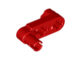 LEGO 33299 Technic, Liftarm, Modified Crank / Pin 1 x 3 - Axle Holes in Red - Authentic LEGO Part