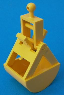 LEGO 3489c01 Crane Bucket with Spring and Yellow Handle (3489 / bb0217 / 3490) - Main Product Image