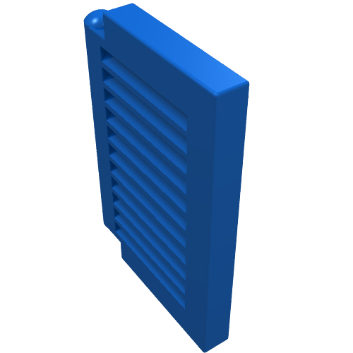 LEGO 3582 Shutter for Window 1 x 2 x 2 in Blue - Authentic LEGO Part