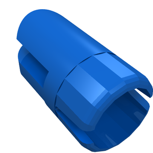 LEGO 3613 Arm Piece with Tow Ball Socket, 3 Fingers in Blue - Authentic LEGO Part