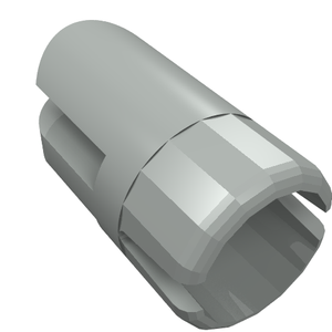 LEGO 3613 Arm Piece with Tow Ball Socket, 3 Fingers in Light Gray - Authentic LEGO Part