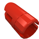 LEGO 3613 Arm Piece with Tow Ball Socket, 3 Fingers in Red - Authentic LEGO Part