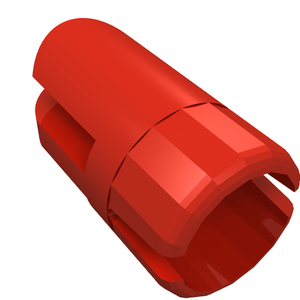 LEGO 3613 Arm Piece with Tow Ball Socket, 3 Fingers in Red - Authentic LEGO Part