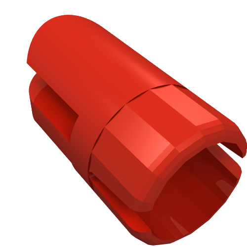 LEGO 3613 Arm Piece with Tow Ball Socket, 3 Fingers in Red - Authentic LEGO Part